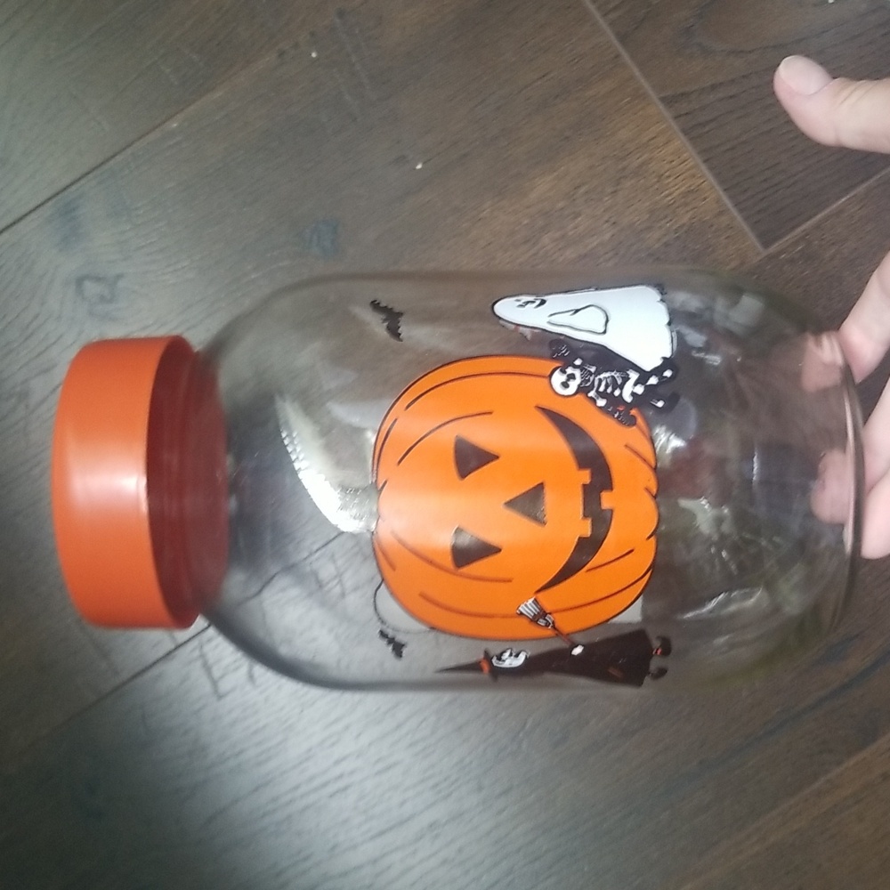 Vintage Carlton Halloween cookie, candy jar